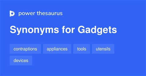 gadgets synonym
